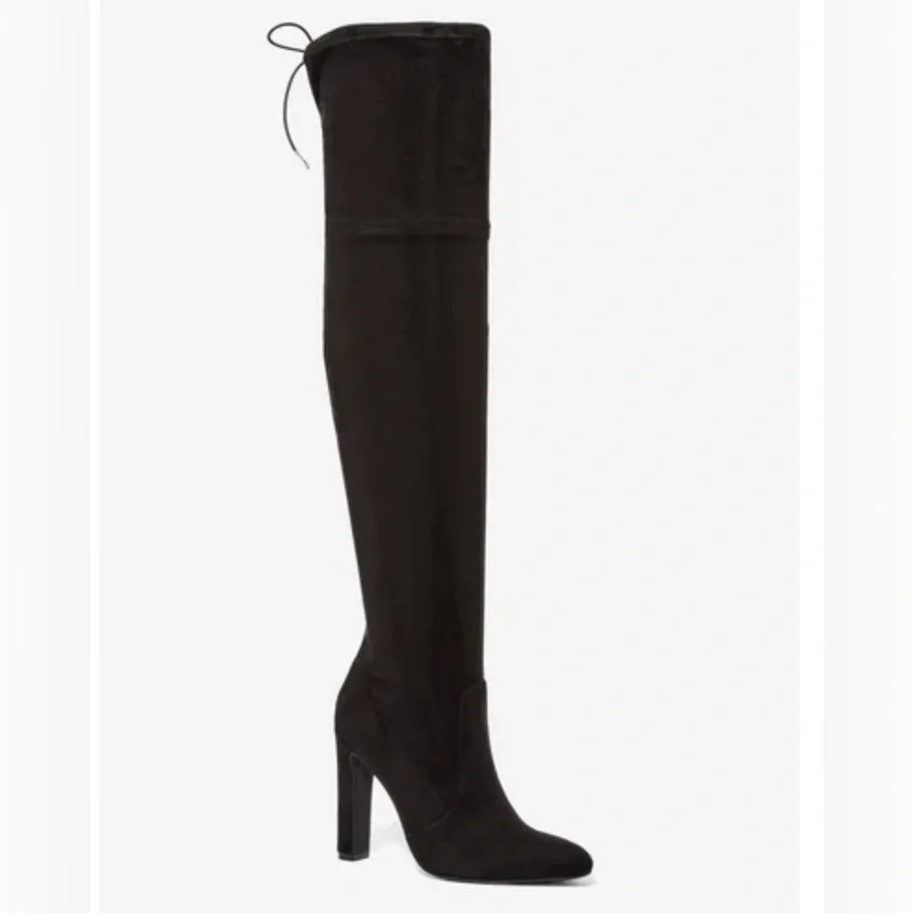 Thigh high black boots - Picture 1 of 6
